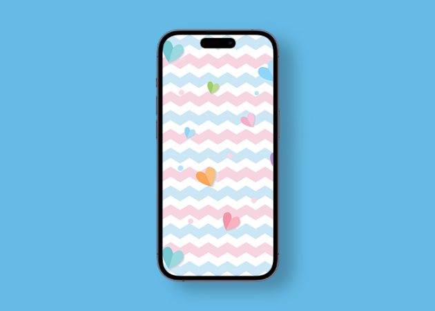 Butterfly heart iPhone wallpaper